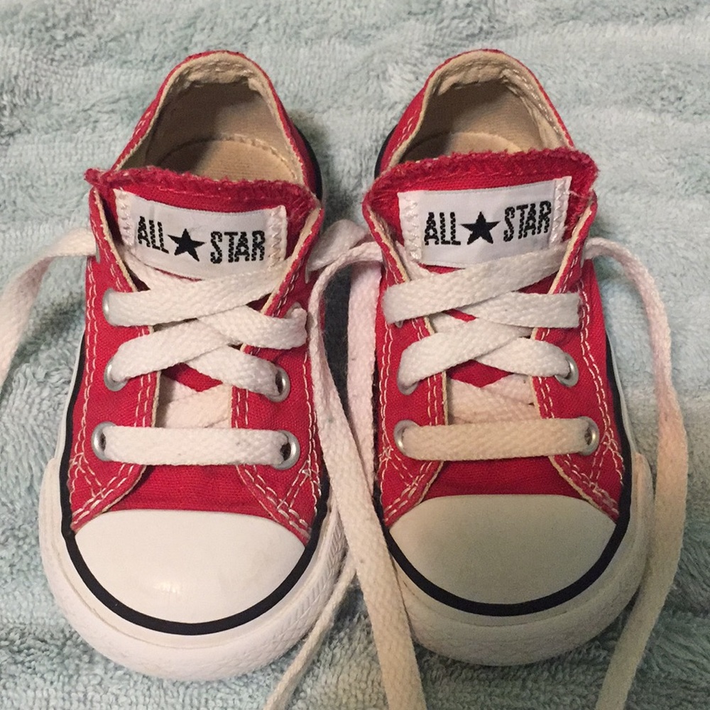 Red Toddler size 5 Converse